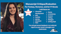 provide a manuscript critique for your novel