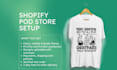 create shopify print on demand store with printify and printful