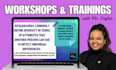 design a workshop or training slide deck presentation