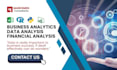 do business analytics, financial analysis and statistical analysis