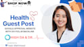 publish health guest posts with quality backlinks