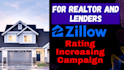 do real estate zillow rating increasing campaign