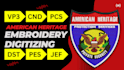 do embroidery digitizing into dst,pes,jef,cnd,ofm,pxf asap