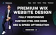 create premium wix business website with SEO, google ranking and automation