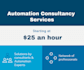 provide consultancy on machine automation including plc, hmi and components