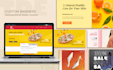design an eye catching website banner