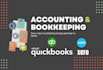 bookkeeping and accounting, reconcile, invoicing in quickbooks online xero