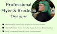 design your professional flyer or brochure