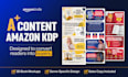 design a captivating a plus content for amazon kdp book