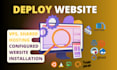 deploy your website on vps or shared hosting