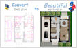 convert your dwg drawing into a beautiful masterplan
