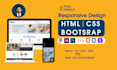 convert figma to html CSS psd to html and landing pages