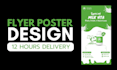 design food flyers, posters, and menu in canva