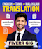 do human translation of english to tamil and malayalam manually and accurately