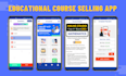 create online courses selling app