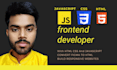 be your frontend developer and designer