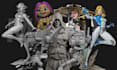 sculpt a 3d character for game,animation,3d print