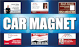 make artistic car magnet sign board bill board sign yard