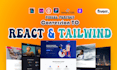 convert figma to react xd and PSD to react css bootstrap tailwind css