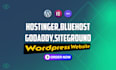clone wix to wordpress on hostinger,bluehost,godaddy,siteground