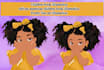 african american children book illustration, poetry line art illustration