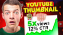 create attractive clickbait youtube thumbnails