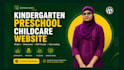 create kindergarten, daycare, preschool, childcare school website
