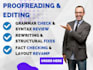 proofread and edit your content, thesis, articles