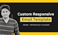 develop responsive custom email templates in HTML