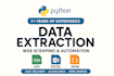 build custom python web scraper bots for any website