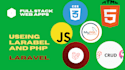 develop professional website using html,CSS,js, PHP,laravel