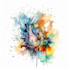create a flower watercolor tattoo design