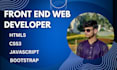 write any script in html, css, javascript ,bootstrap