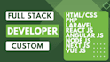 be your full stack web developer in PHP, laravel, HTML, CSS