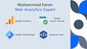setup and track google analytics, facebook pixel, GTM, search console