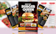 do professional foods flyer and restaurant menu flyer design