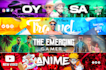 design eye catching youtube banners and logo that pop