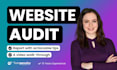 do a UX UI design audit of your website with video