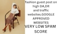 do fashion guest post on pure fashion websites