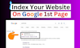 index your new website on google by creating XML sitemap
