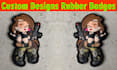 make custom design military pvc rubber logo patches