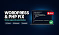 fix wordpress, php errors, issues and customization