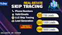 do skip tracing and llc skip tracing for real estate business