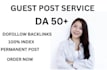do guest post on high da guest ,tech guest post