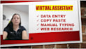 do data entry, copy paste, manual typing, and web research