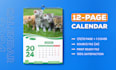 create a professional and creative wall calendar