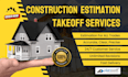 do material take off, quantity take off and construction cost estimation