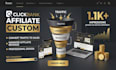 design high converting clickbank landing page and affiliate sales funnel