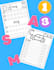 design tracing pages alphabets numbers words sentences