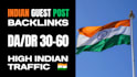 do guest posting on indian traffic sites